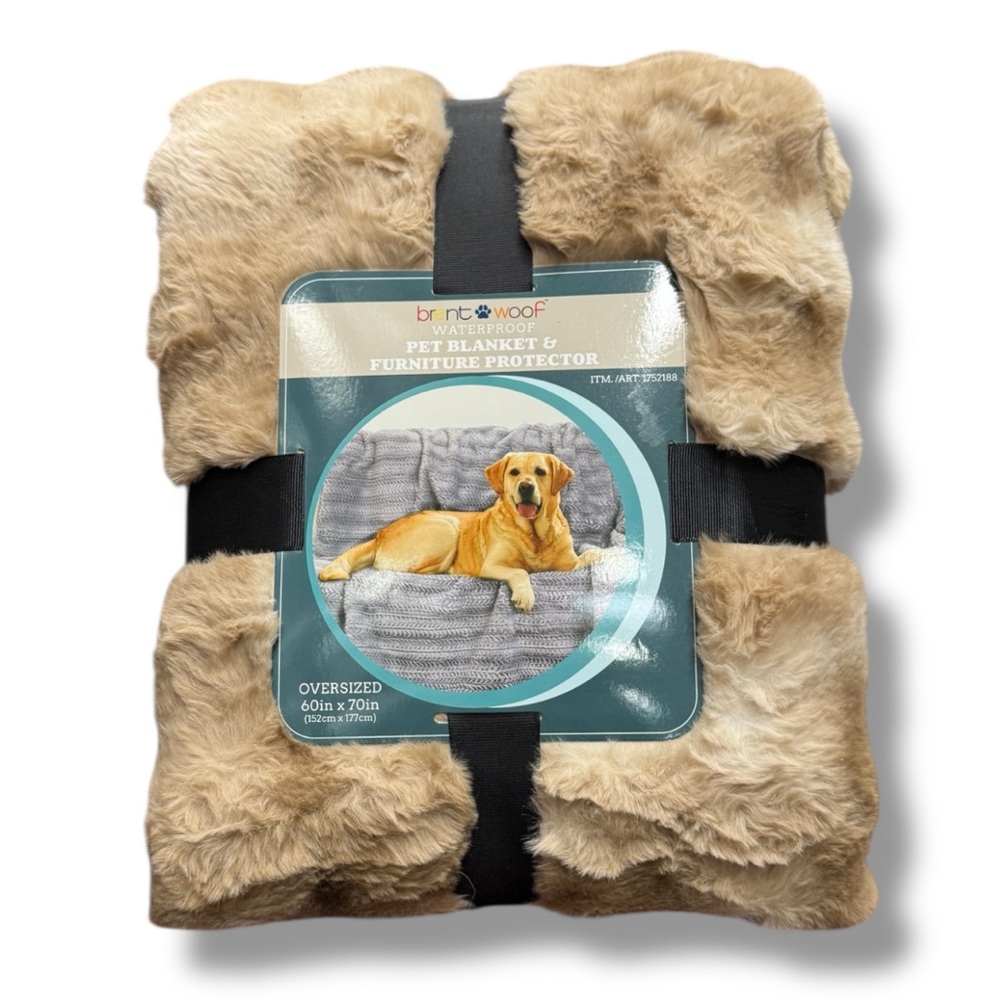 Brentwood Pet Blanket 60”x70” Oversized Waterproof Furniture Protector
